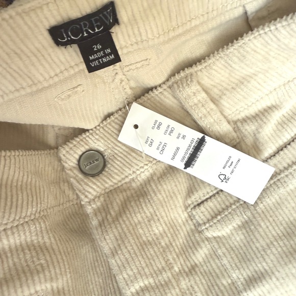 J CREW vintage flare pant in corduroy new - Picture 5 of 7